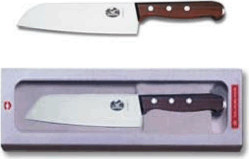 Victorinox V-7.41 21 Rozsdamentes acél Santoku kés - 17cm - Barna