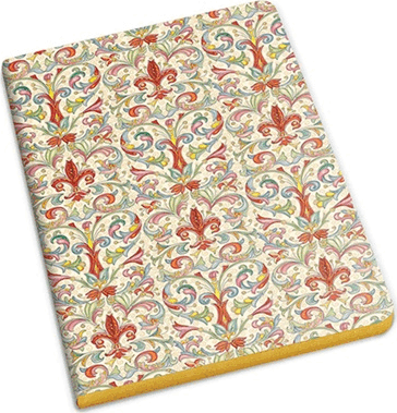 Kartos Giglio 96 lapos A6 vonalas arany élfestett füzet - Mintás