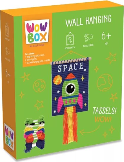 Wow Box Csináld magad makramé fali dísz - Rakéta