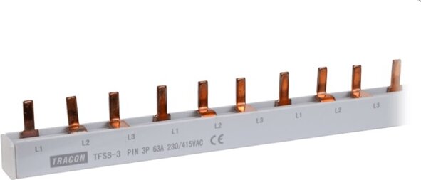 Tracon TFSS-3 3 Fázis soroló sín csapos kivitelű - 1m