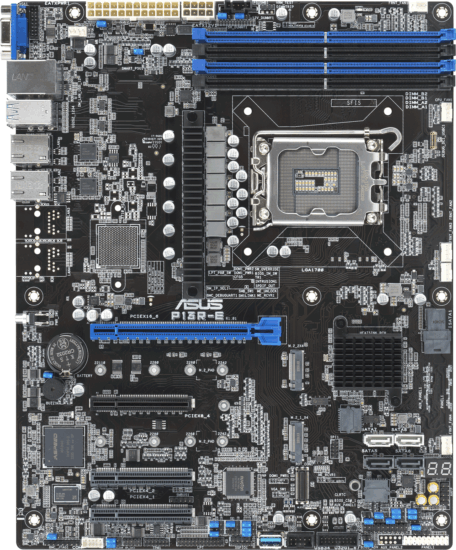 Asus P13R-E DDR5 Intel s1700 ATX Szerver Alaplap Asus P13R-E DDR5 Intel s1700 ATX Szerver Alaplap