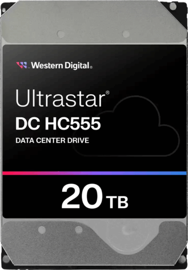 Western Digital 20TB Ultrastar DC HC555 (SE) SATA3 3.5" szerver HDD Western Digital 20TB Ultrastar DC HC555 (SE) SATA3 3.5" szerver HDD