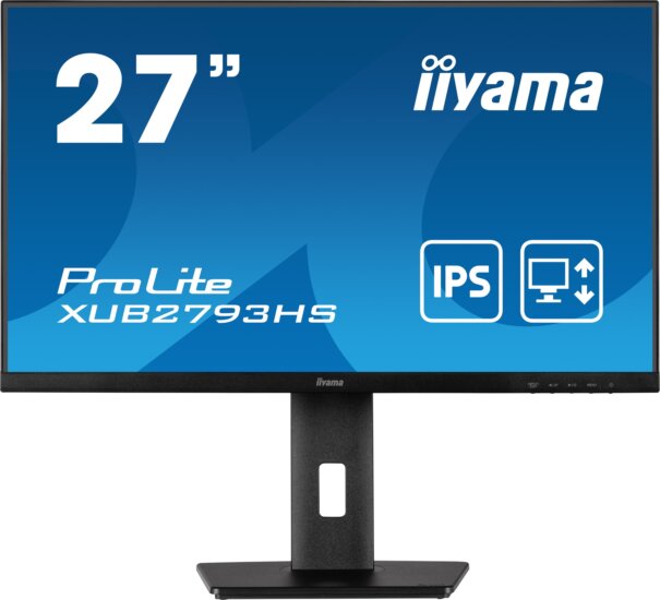 iiyama 27" XUB2793HS-B7 ProLite 16:9 FullHD IPS LED Monitor - Fekete