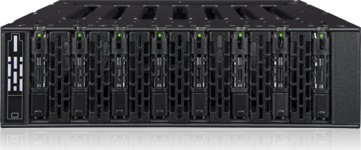 Icy Dock MB873MP-B V2 ToughArmor 8x M.2 SSD beépítő keret 5.25"