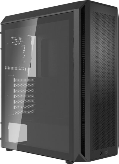 XPG Invader Air Plus Midi Torony Számítógépház + 5db 120mm ventilátor - Fekete