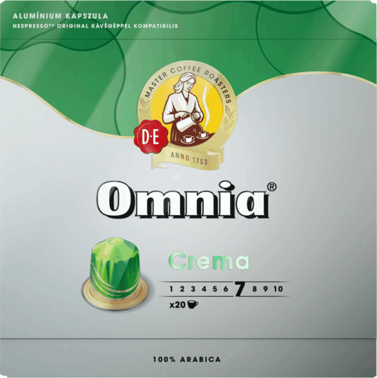 Douwe Egberts Omnia Crema NCC Nespresso kompatibilis kávékapszula 20 db