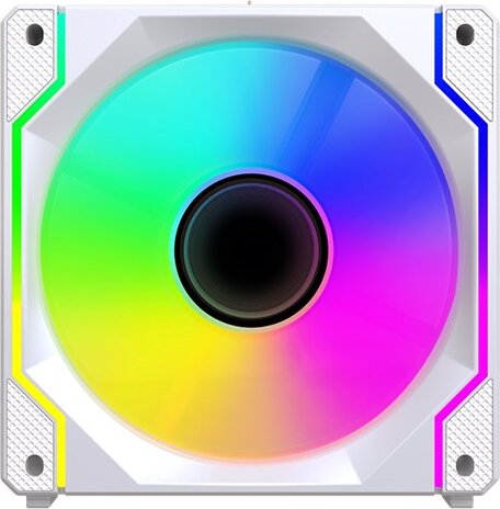 Ventaris VGCF120-1F-W Tempest RGB PWM Számítógép Hűtő Ventilátor - Fehér Ventaris VGCF120-1F-W Tempest RGB PWM Számítógép Hűtő Ventilátor - Fehér