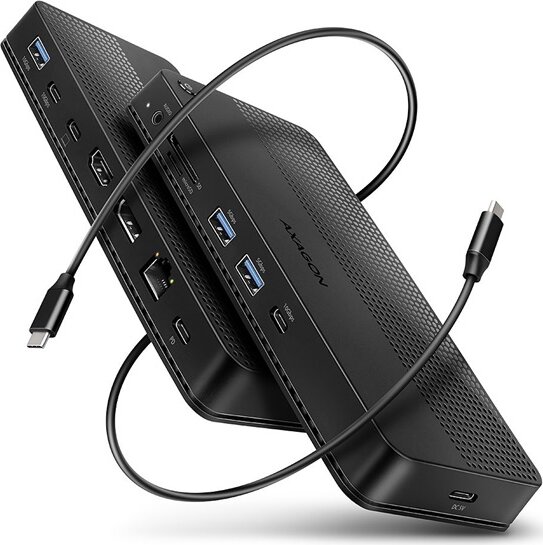 Axagon HMC-U4 Univerzális USB4 Laptop dokkoló Állomás 100 Watt Axagon HMC-U4 Univerzális USB4 Laptop dokkoló Állomás 100 Watt