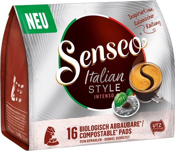Douwe Egberts Italian Style Intenso Senseo kompatibilis kávépárna 16 db