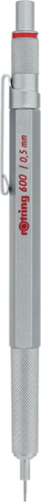 Rotring 600 0.5 mm Nyomósirón - Ezüst Rotring 600 0.5 mm Nyomósirón - Ezüst