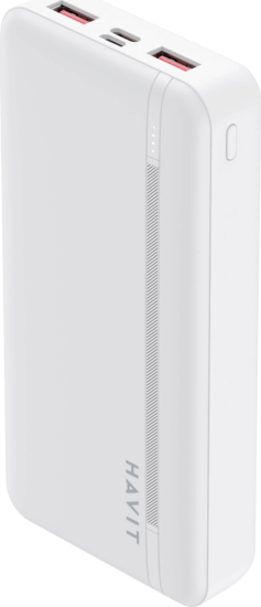 Havit PB92 Powerbank USB-A + Type-C / 20000mAh 22,5W - Fehér