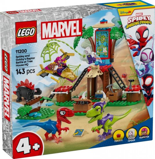 LEGO® Marvel: 11200 - Pókember és Gobby raptorcsatája a lombház főhadiszálláson LEGO® Marvel: 11200 - Pókember és Gobby raptorcsatája a lombház főhadiszálláson