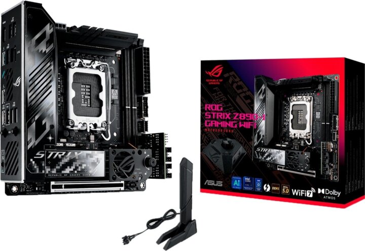 ASUS Z890-I ROG STRIX GAMING WIFI7 DDR5 Intel LGA1851 Mini-ITX Alaplap ASUS Z890-I ROG STRIX GAMING WIFI7 DDR5 Intel LGA1851 Mini-ITX Alaplap