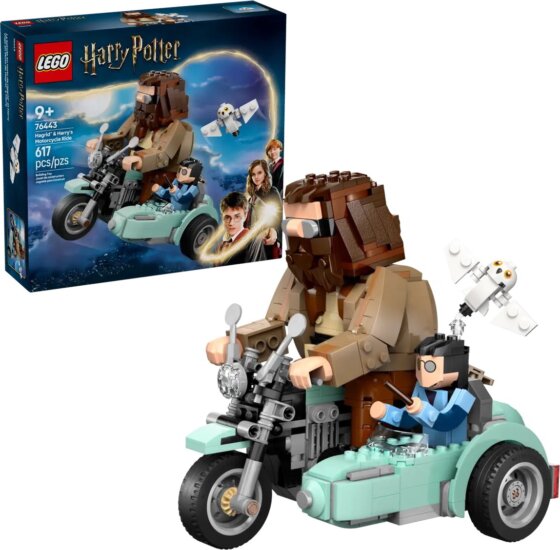 LEGO® Harry Potter: 76443 - Hagrid™ és Harry motoros kalandjai
