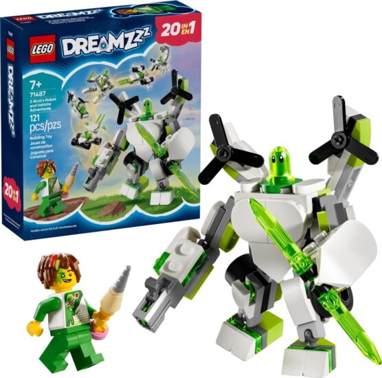LEGO® DREAMZzz: 71487 - Z-Blob robot és járműves kalandjai LEGO® DREAMZzz: 71487 - Z-Blob robot és járműves kalandjai