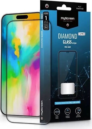 MyScreenProtector iPhone 16 Pro Max 2.5D 9H Kijelzővédő Üveg - Fekete