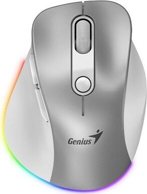 Genius Ergo 9000S Pro Wireless Gamer Egér - Ezüst