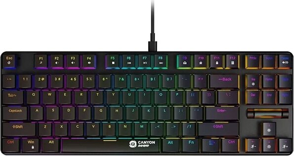 Canyon TKL GK-50 HU Cometstrike Vezetékes Mechanikus Gamer Billentyűzet - Fekete (HU)