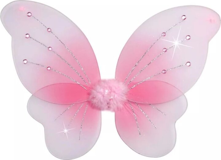 Tündérszárny jelmez kiegészítő lányoknak 50 x 40 cm - Rózsaszín Tündérszárny jelmez kiegészítő lányoknak 50 x 40 cm - Rózsaszín