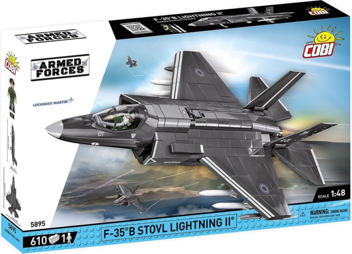 Cobi Blocks F-35B Stovl Lightning II vadászrepülőgép 610 darabos építő készlet Cobi Blocks F-35B Stovl Lightning II vadászrepülőgép 610 darabos építő készlet