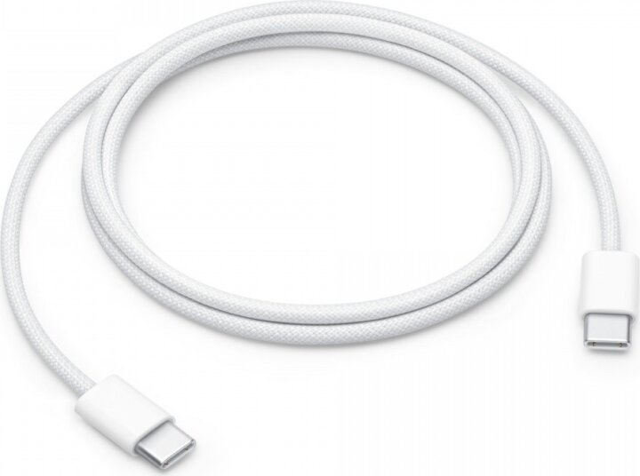 Apple Gyári USB-C apa - USB-C apa 60 Wattos Töltő kábel 1m - Fehér