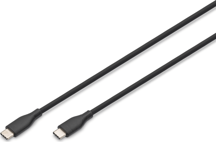 Digitus USB-C apa - USB-C apa 2.0 Adat és töltő kábel 1m - Fekete Digitus USB-C apa - USB-C apa 2.0 Adat és töltő kábel 1m - Fekete