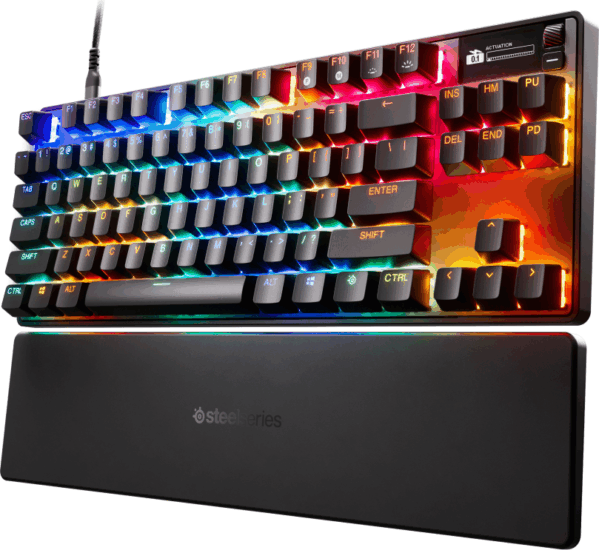 Steelseries Apex Pro TKL WL Gen 3 Mechanikus Vezeték nélküli Gaming Billentyűzet ENG - Fekete/RGB