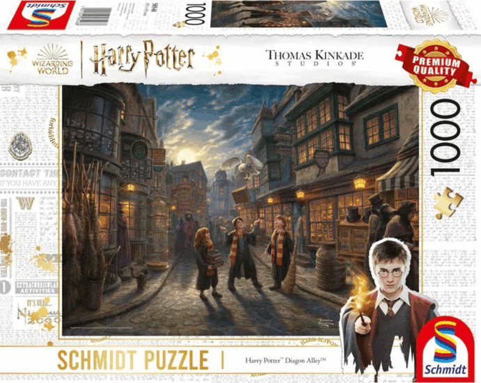 Schmidt Spiele Thomas Kinkade Studios Harry Potter - Diagon Alley 1000 darabos puzzle