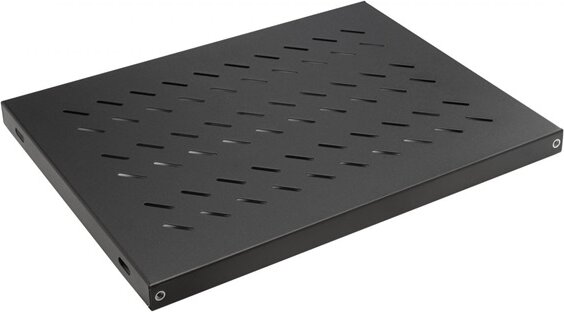 Equip EZVS-19-1-35-B 19" Fix rack szekrény polc 350mm 1U - Fekete Equip EZVS-19-1-35-B 19" Fix rack szekrény polc 350mm 1U - Fekete