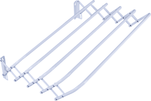 Eurogold Trio Falra szerelhető harmónika ruhaszárító 5x80cm - Fehér Eurogold Trio Falra szerelhető harmónika ruhaszárító 5x80cm - Fehér