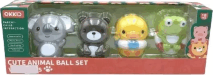 Okkid 4 darabos spriccelő Fürdő állatkák fürdőjáték szett