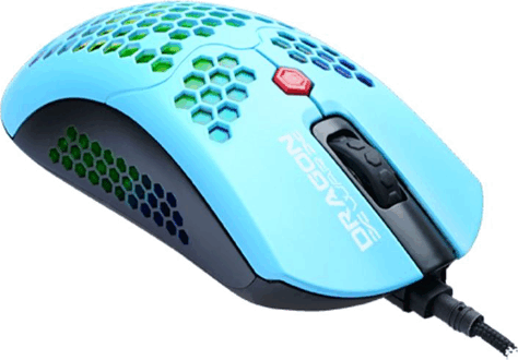 Dragon War Phoenix Honeycomb Vezetékes Gaming Egér - Kék