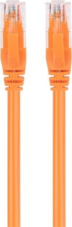 S-link SL-CAT601TR UTP CAT6 RJ45 Patch Kábel 1m - Narancssárga