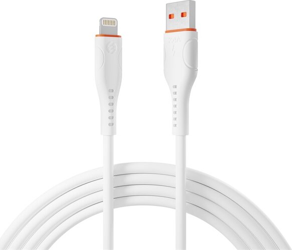 S-Link SL-X207E USB-A apa - Lightning apa Adat- és töltőkábel 1m - Fehér