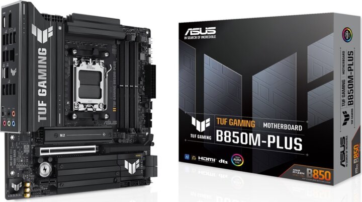 Asus B850M-PLUS TUF Gaming DDR5 AMD AM5 MicroATX Alaplap