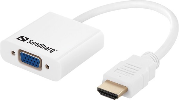 Sandberg HDMI apa - VGA+Audio anya Átalakító Adapter - Fehér