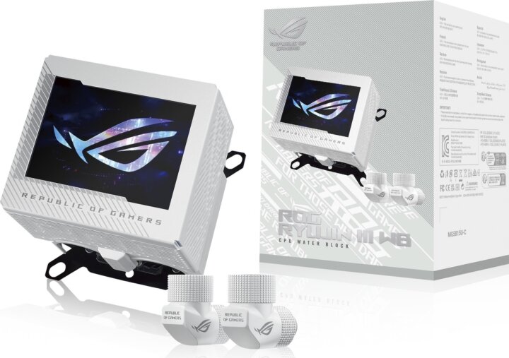 ASUS ROG RYUJIN III WB Vízhűtő Pumpa - Fehér ASUS ROG RYUJIN III WB Vízhűtő Pumpa - Fehér