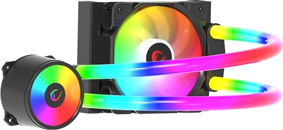 Rampage Iceblade C4 120mm ARGB All in One Univerzális CPU Vízhűtés - Fekete