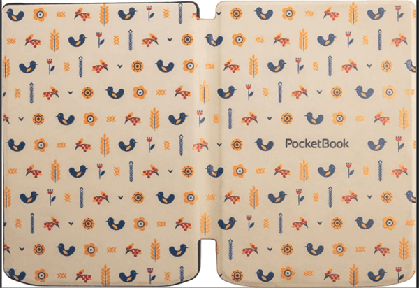 PocketBook PB629 / PB634 Flip e-book olvasó gyári tok - Mintás