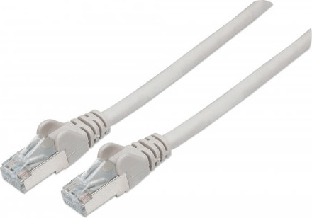 Manhattan 733298 S/FTP CAT6 RJ45 Patch Kábel 15m - Szürke