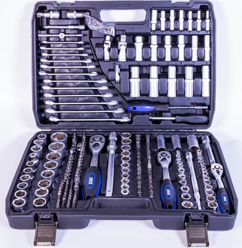 Iris Tools SS-215-014 Dugókulcs készlet 1/4" + 3/8" + 1/2" (215 db / csomag)