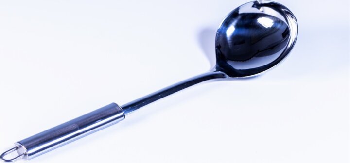 TOO KT-464 Rozsdamentes acél Merőkanál 33 cm - Inox