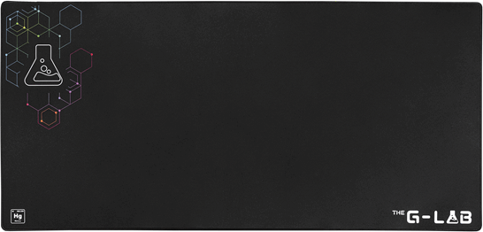 The G-Lab PAD-MERCURY Gaming Egérpad 1200 x 570mm - Fekete mintás