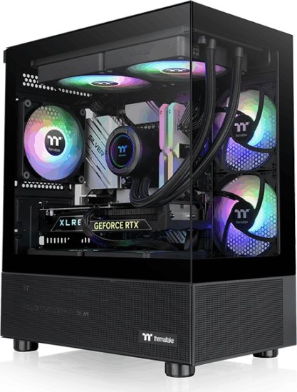 Thermaltake View 170 TG ARGB Micro Torony Számítógépház - Fekete