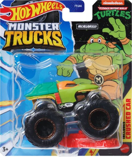 Mattel Hot Wheels Monster Trucks Turtles kisautó 1:64