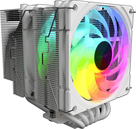 Alpenföhn Brocken 4 Max ARGB Univerzális CPU Hűtő - Fehér