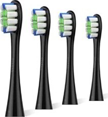 TOO KT-580 ORAL-B kompatibilis Univerzális Elektromos fogkefe Pótfej - Fekete (4db)