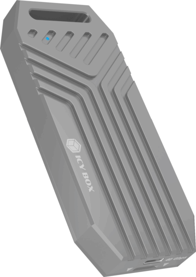 Icy Box IB-1919M-C42 M.2 NVMe USB 4.0 Külső M.2 ház - Szürke Icy Box IB-1919M-C42 M.2 NVMe USB 4.0 Külső M.2 ház - Szürke
