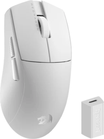 Redragon K1NG M916 PRO 4K Bluetooth + RF Wireless Egér - Fehér