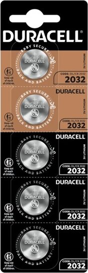 Duracell CR2032 Lithium Gombelem (5db / csomag) Duracell CR2032 Lithium Gombelem (5db / csomag)